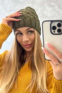 marka niezdefiniowana Čapica s fleece Agnieszka K239 khaki