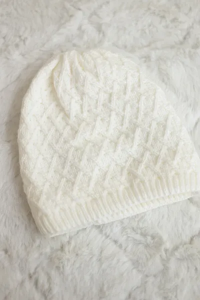marka niezdefiniowana Čapica s fleece Kratka K204 biely