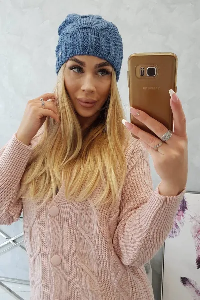 marka niezdefiniowana Čapica s fleece Karolina K243 džínsy