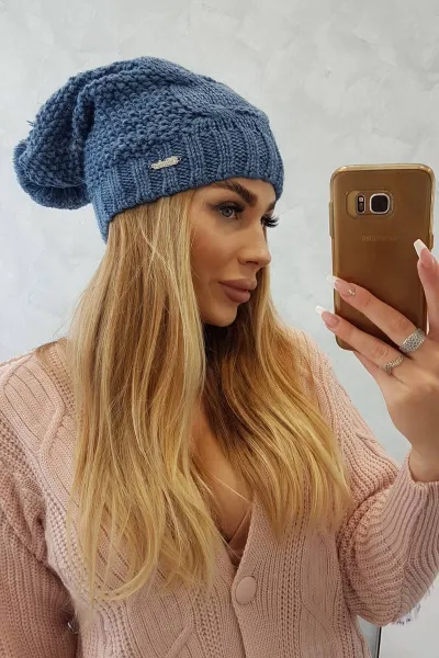 marka niezdefiniowana Čapica s fleece Karolina K243 džínsy