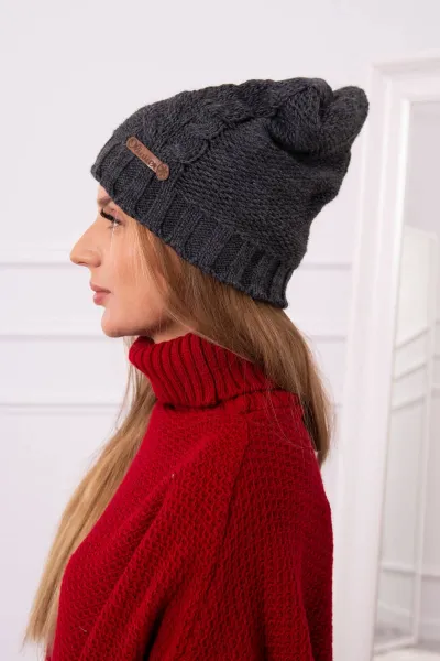 marka niezdefiniowana Čapica s fleece Ula K271 grafit