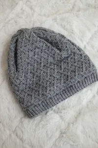 Kesi Čapica s fleece Kratka K204 tmavošedý