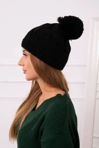 marka niezdefiniowana Čapica s fleece Stefania K278 čierna
