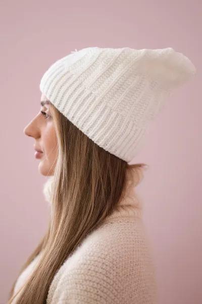 marka niezdefiniowana Čapica s fleece Anna K238 ecru