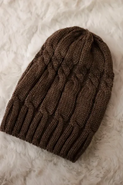 marka niezdefiniowana Čapica s fleece Iwona K221 mocca