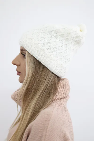 marka niezdefiniowana Čapica s fleece Kratka K204 biely