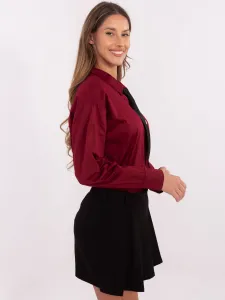 Shirt-DHJ-KS-9213.86-burgundy