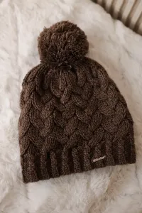marka niezdefiniowana Čapica s fleece Waleria K307 cappuccino