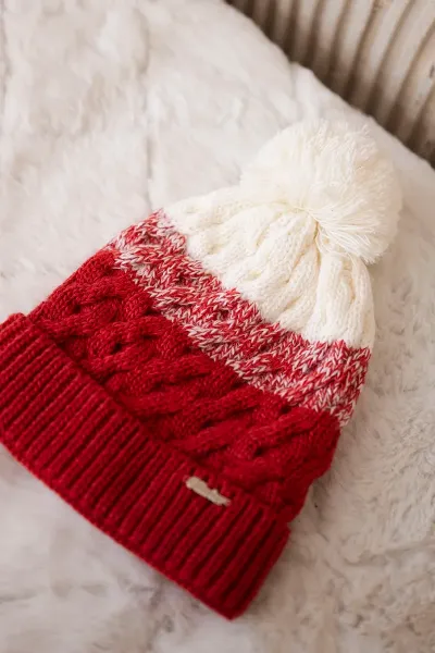 marka niezdefiniowana Čapica s fleece Ilona K218 malina+ecru