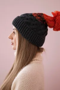 marka niezdefiniowana Čapica s fleece Ilona K218 grafit+ruda