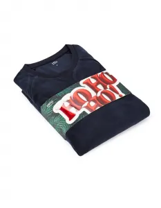 CELIO XJIPYVEL Pánske pyžamo, tmavo modrá, veľkosť