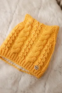 marka niezdefiniowana Čapica s fleece Rabbid K237 horčica