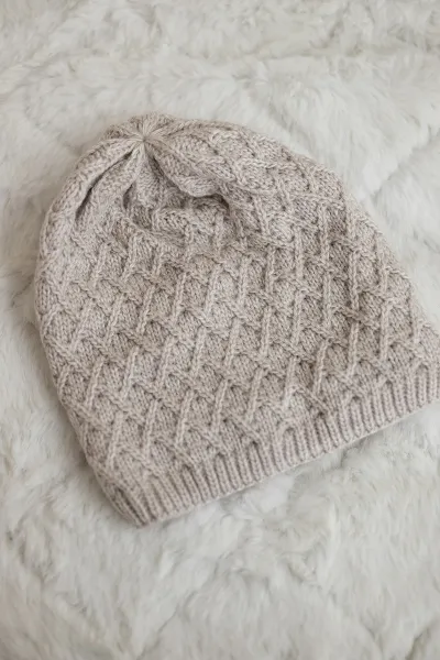 marka niezdefiniowana Čapica s fleece Kratka K204 béžová