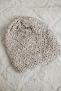 marka niezdefiniowana Čapica s fleece Kratka K204 béžová