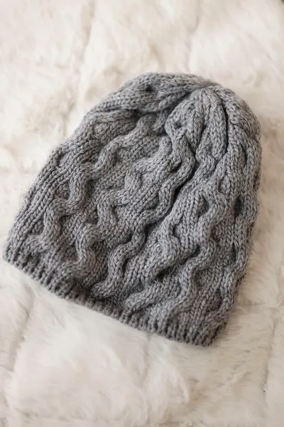 marka niezdefiniowana Čapica s fleece Teresa K285 tmavošedý