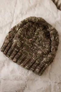 marka niezdefiniowana Čapica s fleece Roksana K209 cappuccino + svetlé khaki
