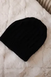 marka niezdefiniowana Čapica s fleece Anna K238 čierna