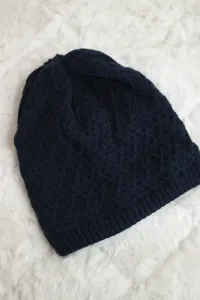 marka niezdefiniowana Čapica s fleece Kratka K204 námornícka modrá