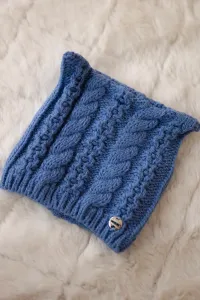 marka niezdefiniowana Čapica s fleece Rabbid K237 svetlý denim