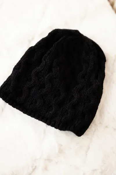 marka niezdefiniowana Čapica s fleece Teresa K285 čierna