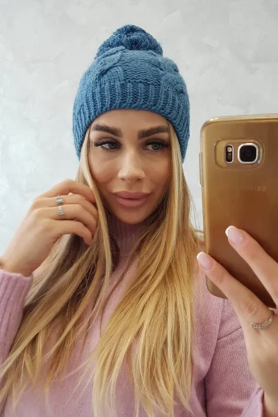 marka niezdefiniowana Čapica s fleece Stefania K278 džínsy