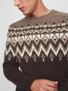 GAP  Pánsky sveter s prímesou vlny Fair Isle 521698-05 Veľkosť: XL