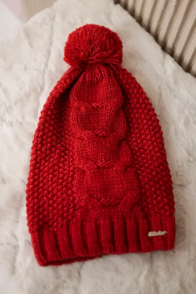 Kesi Čapica s fleece Sandra K210 malina