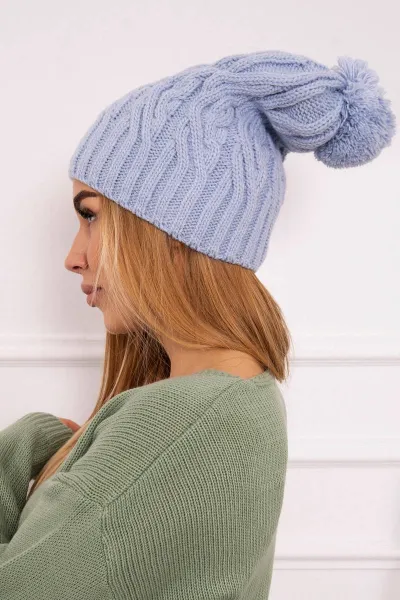 Kesi Čapica s fleece Paulina K227 modrá