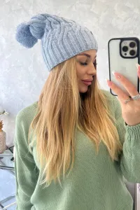Kesi Čapica s fleece Paulina K227 modrá