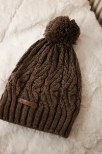 Kesi Čapica s fleece Paulina K227 mocca