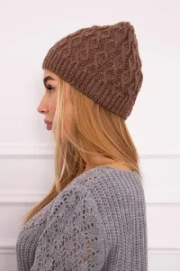 Kesi Čapica s fleece Roma K224 mocca