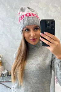 Kesi Dámska čiapka London K385 sivá