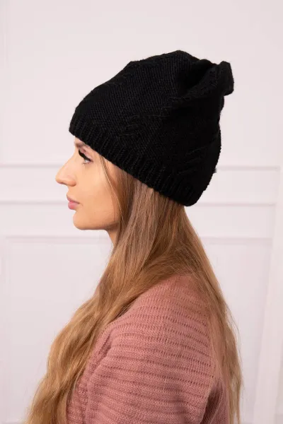 Kesi Dámska čiapka Lorena K377 čierna