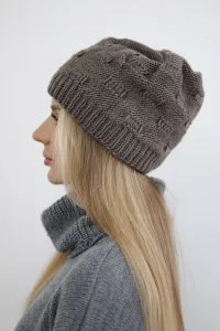Kesi Dámska čiapka Nastia K373 mocca
