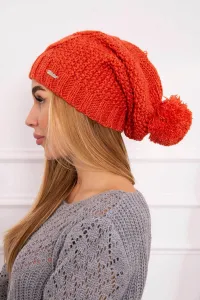 Kesi Čapica s fleece Justyna K253 ruda
