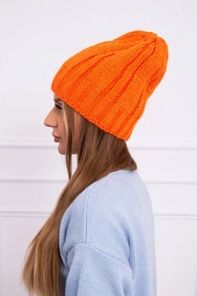 Kesi Čapica s fleece Ida K320 oranžová