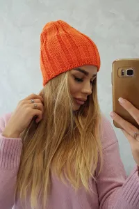 Kesi Čapica s fleece Ida K320 oranžová