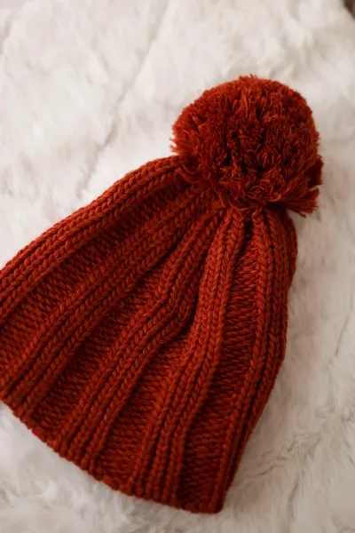 Kesi Čapica s fleece Idalia K284 hnedá