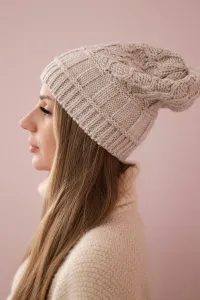 Kesi Čapica s fleece Marta K231 svetlo béžová