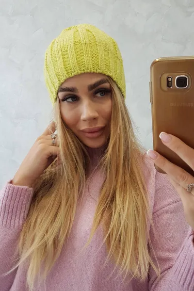 Kesi Čapica s fleece Ida K320 pistácie