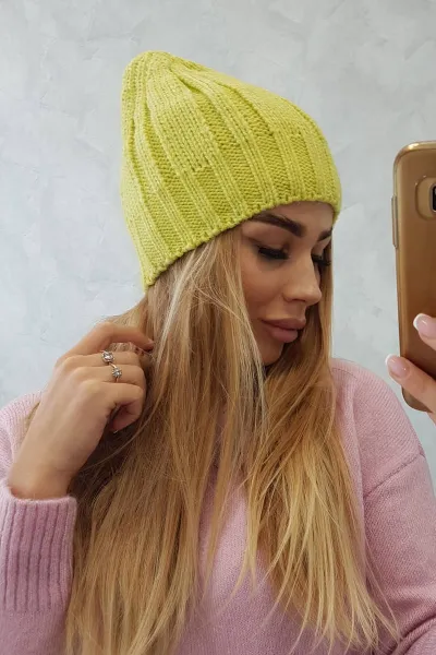 Kesi Čapica s fleece Ida K320 pistácie