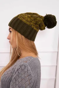 Kesi Čapica s fleece Paryż K213 modrá + kiwi