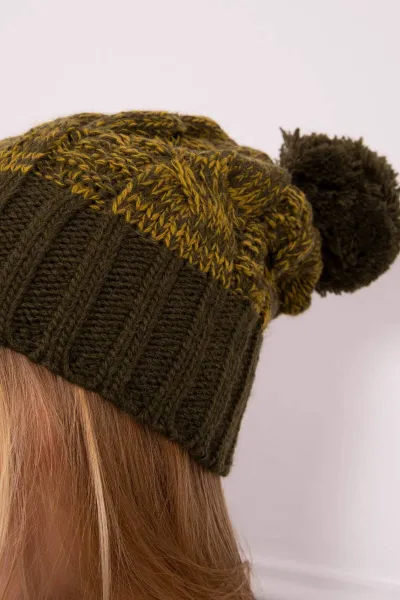 Kesi Čapica s fleece Paryż K213 modrá + kiwi