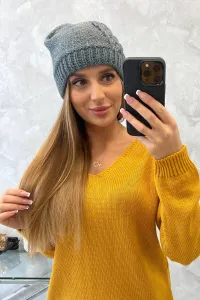 Kesi Dámska čiapka Amira K359 tmavošedý