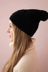 Kesi Čapica s fleece Marta K231 čierna