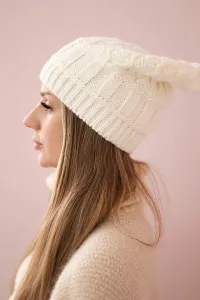 Kesi Čapica s fleece Marta K231 ecru