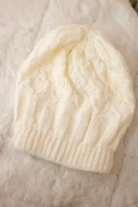 Kesi Čapica s fleece Marta K231 ecru