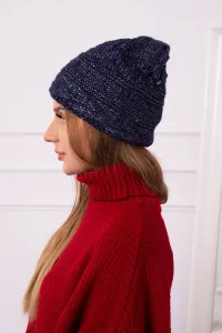 Kesi Čapica s fleece Edyta K298 темно-синий