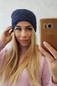 Kesi Čapica s fleece Edyta K298 темно-синий