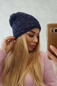Kesi Čapica s fleece Edyta K298 темно-синий